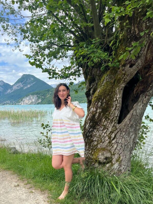 robe de plage kappa candy stripes