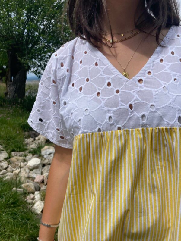 Robe de plage Kappa jaune – Image 6