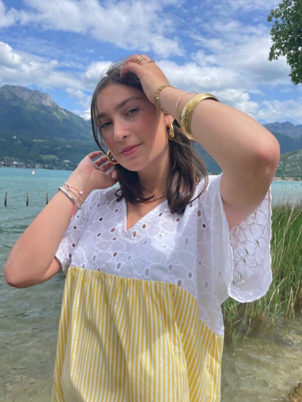 Robe de plage Kappa jaune – Image 5
