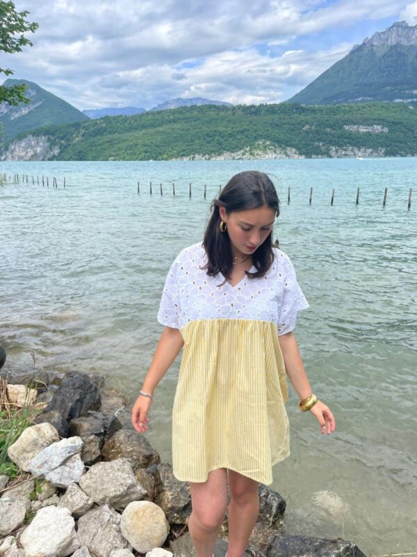 Robe de plage Kappa jaune – Image 4