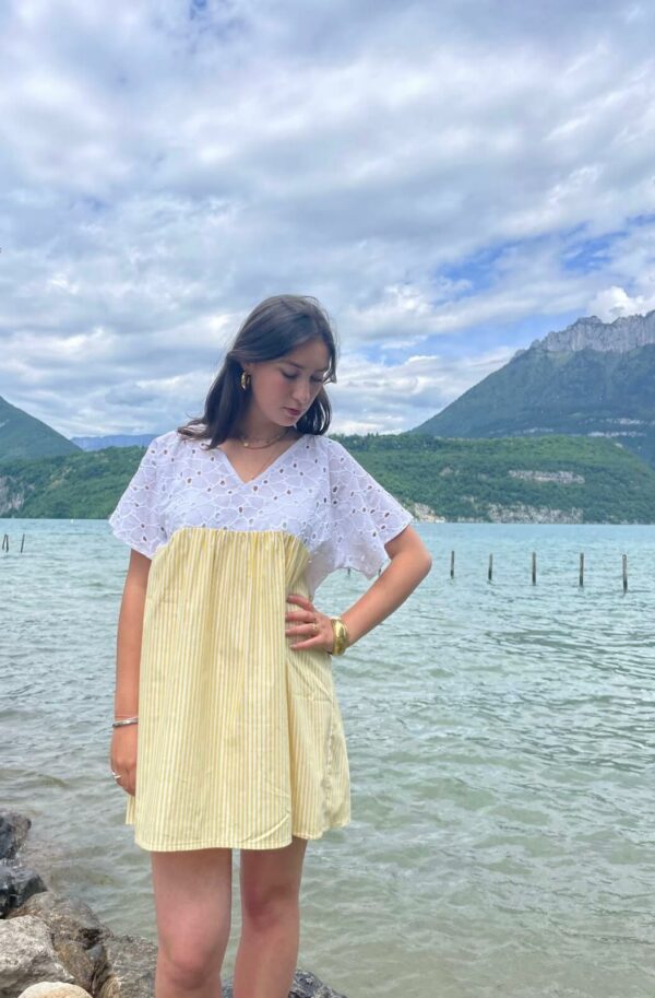 Robe de plage Kappa jaune