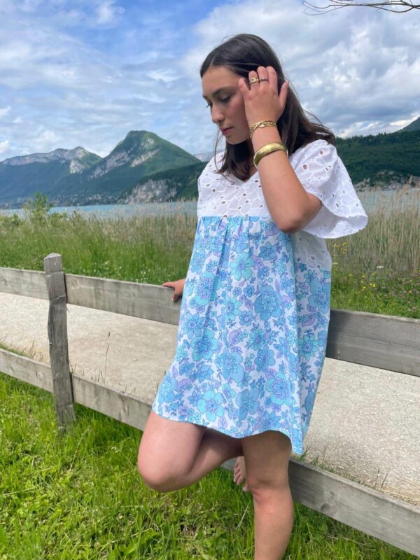 Robe de plage Kappa bleue – Image 4