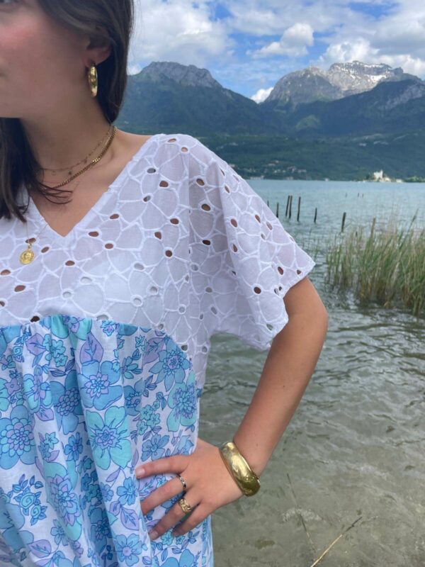 Robe de plage Kappa bleue – Image 5