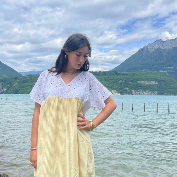 Robe de plage Kappa jaune